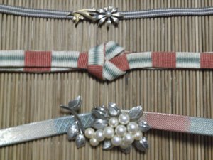 帯止めと帯〆